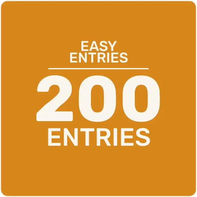 🎁 200 Free Entries Product vendor